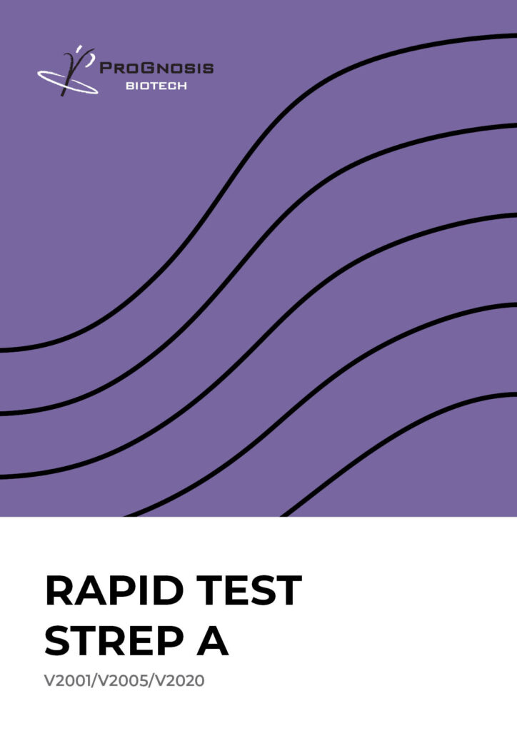 Rapid test Syrep A froe the detection of Step A by ProGnosis Biotech